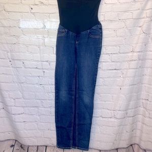 Jessica Simpson Maternity Straight Leg Blue Jeans Size Medium